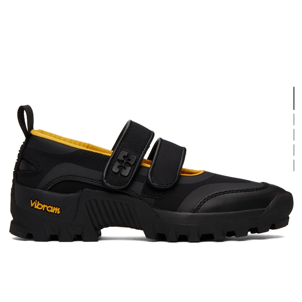 Ganni Black Performance Mary Jane Sneaker